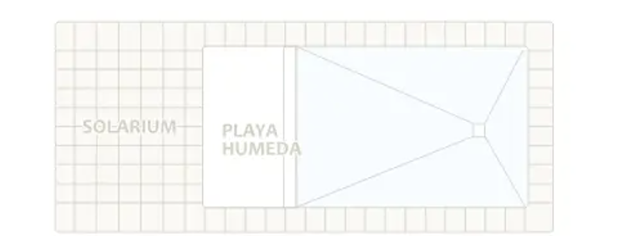 Plano Solarium y Playa